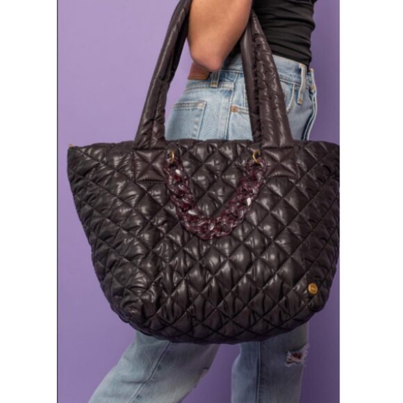 Pre-Owned Jill & Ally Quilted Tote/Crossbody Bag - Picture 1 of 6